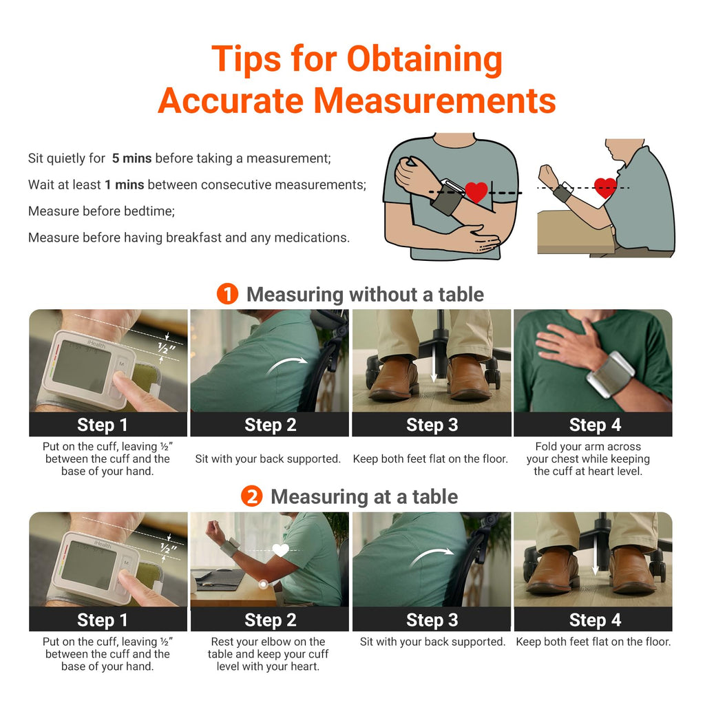 Wrist Blood Pressure Monitor with App Z24029