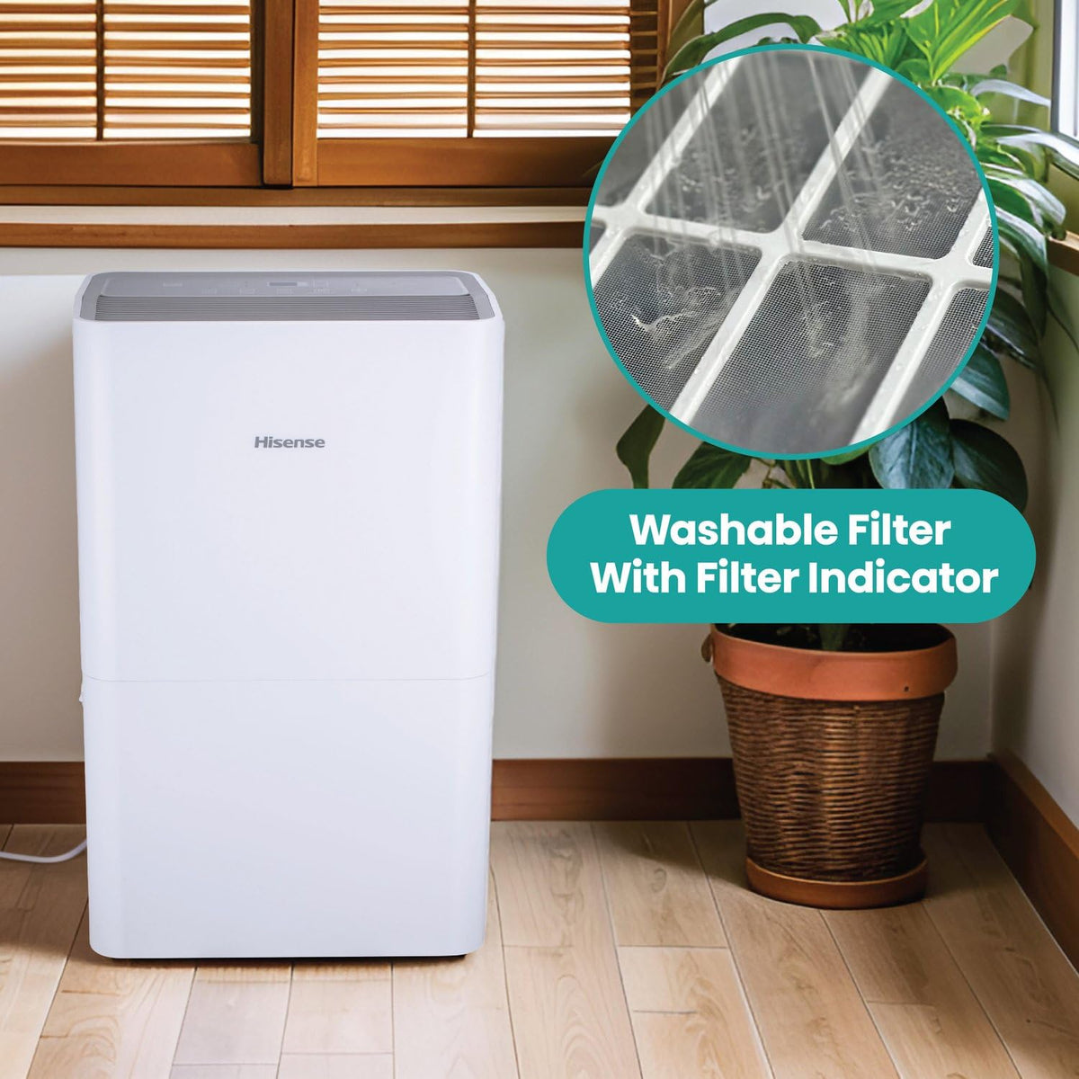 50-Pint Portable Dehumidifier T466680