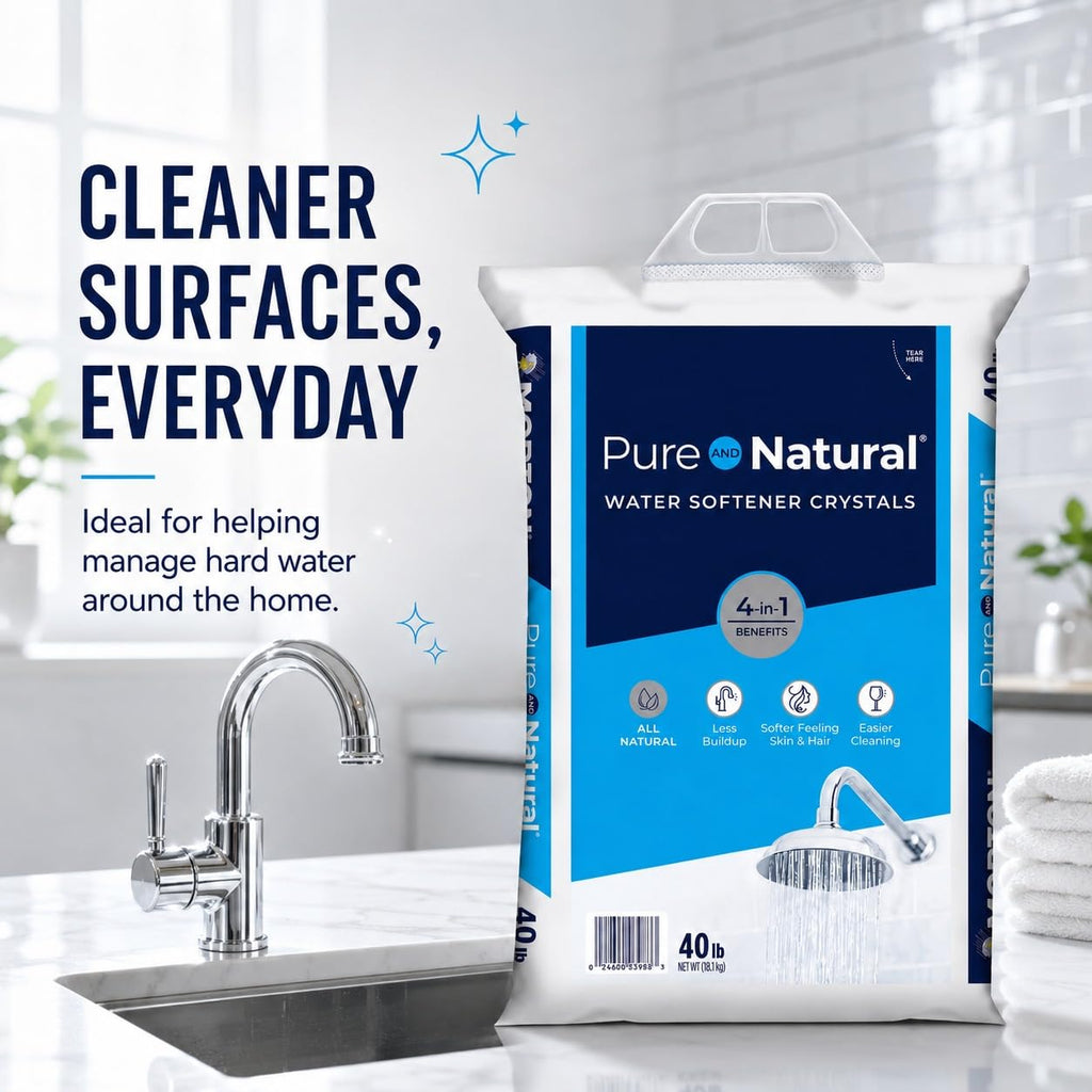 Water Softener Salt Crystals 40 lb 2 Pack R284082