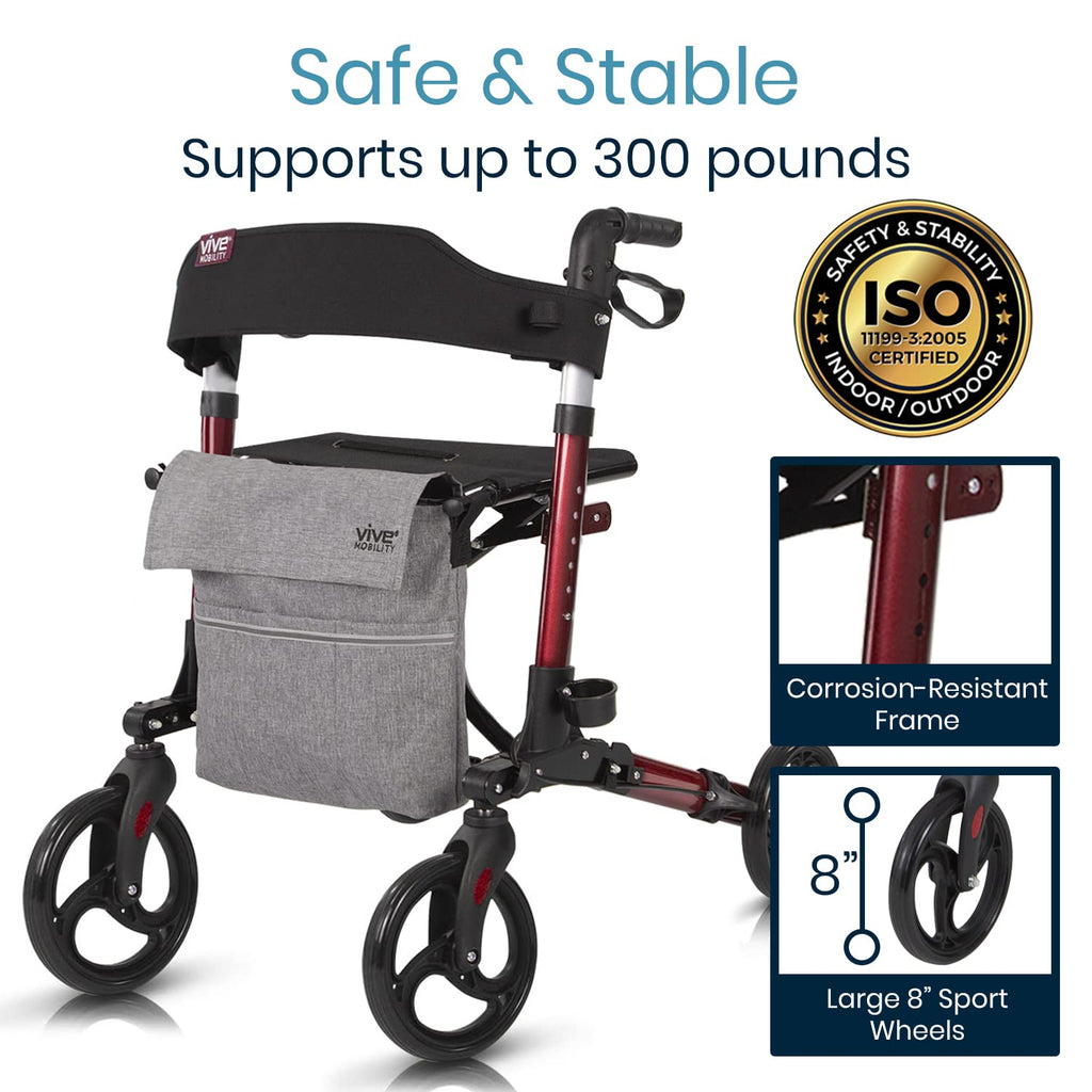 Folding 4 Wheel Rollator Walker P619559