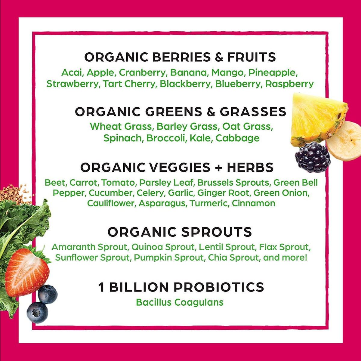 Organic Protein and Greens Powder K4288