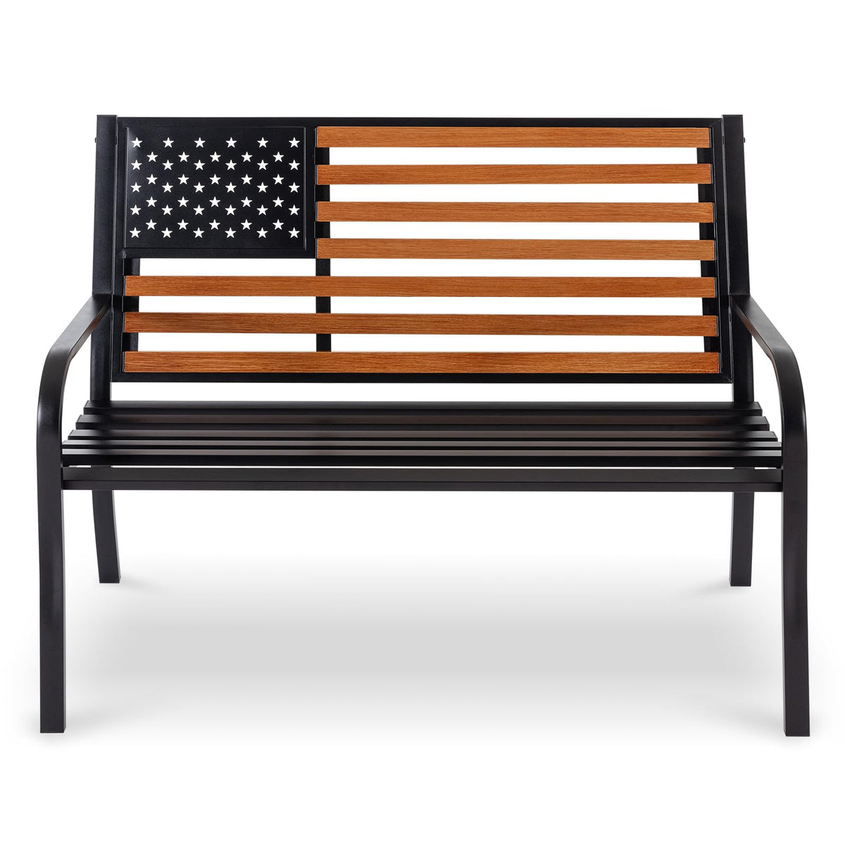 50" Outdoor Garden Bench with Weatherproof Seat Q14786