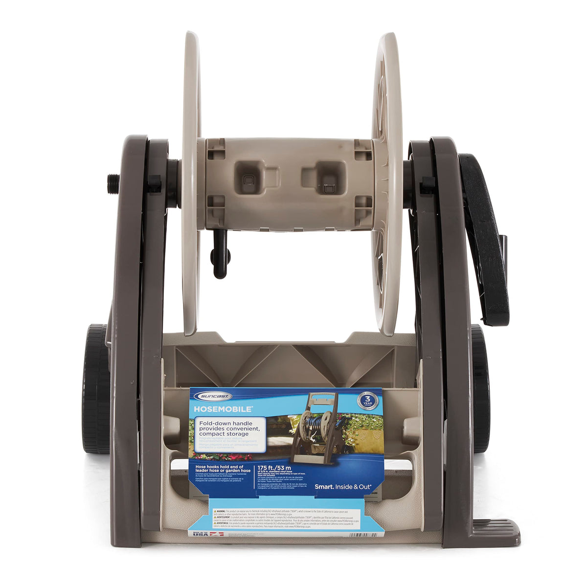 Garden Hose Reel Cart with 6" Wheels Q3182