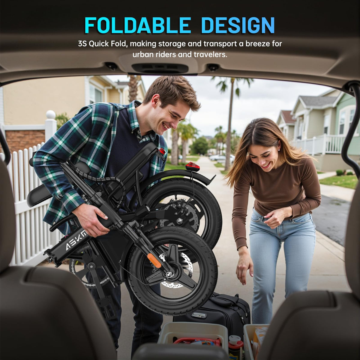 Folding Electric Bike 14" L259131