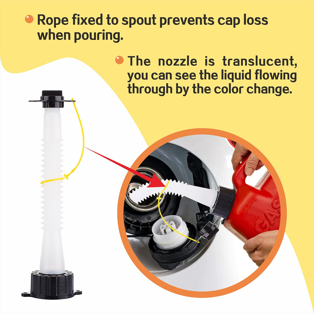 Gas Can Spouts Flexible Pour Nozzle U239697
