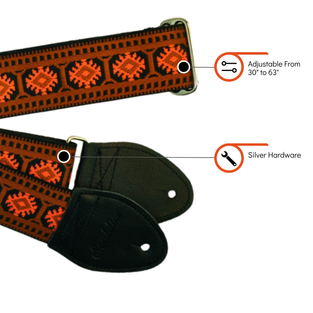 Handmade Fabric Bass Strap P566