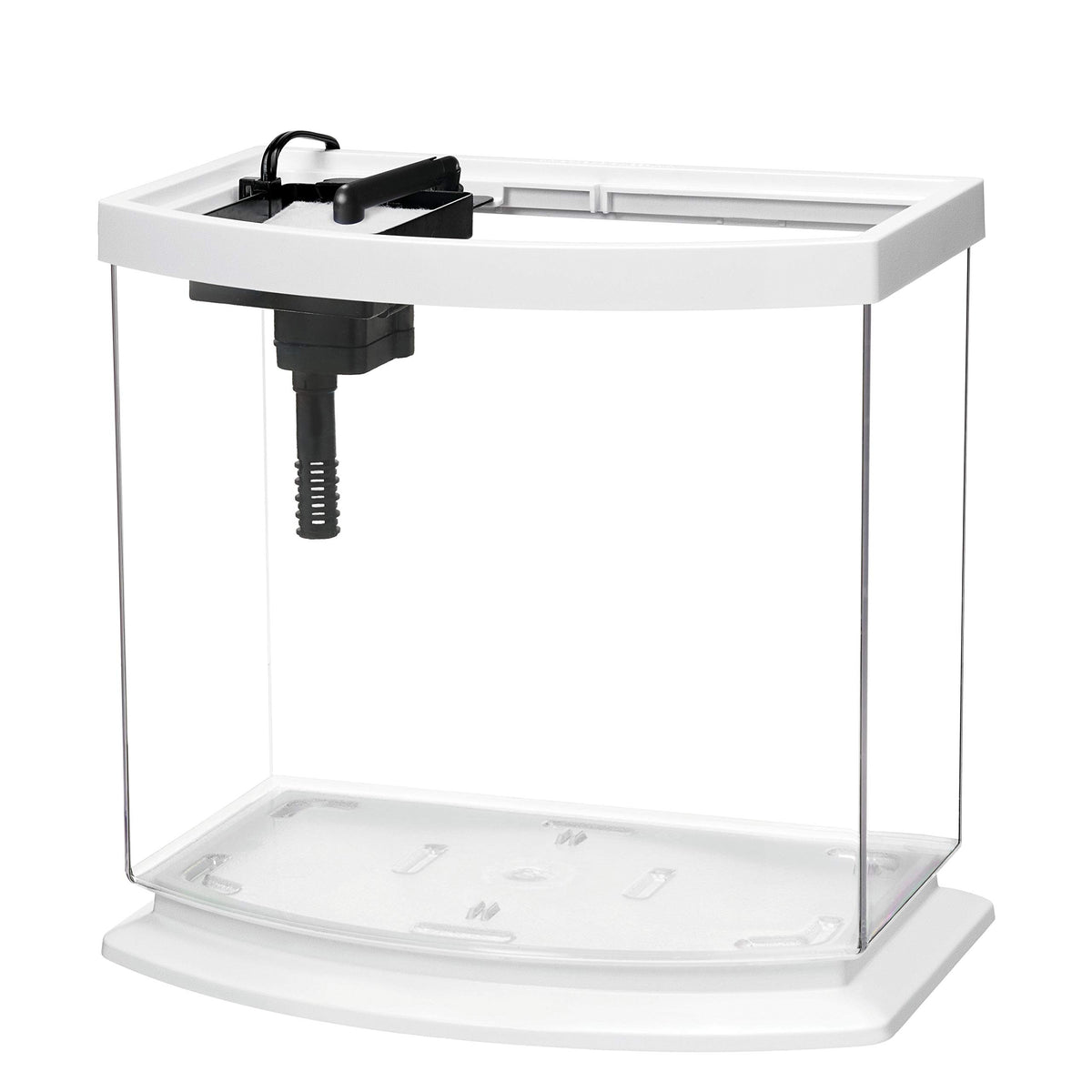 White 2.5 Gallon Aquarium Fish Tank Kit Y145