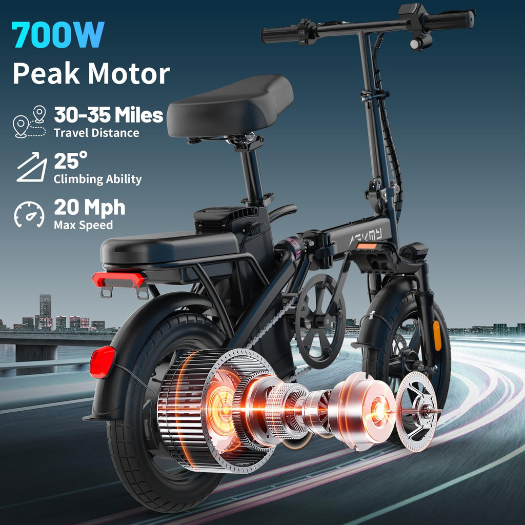 Folding Electric Bike 14" L259131