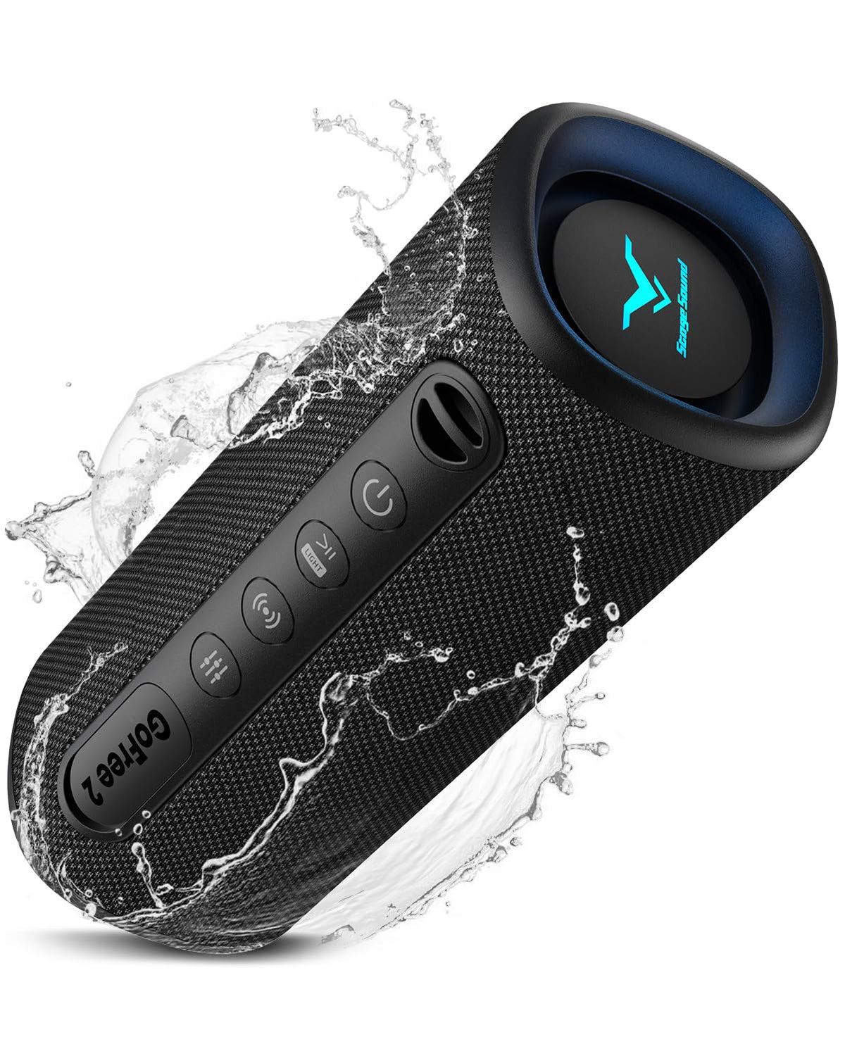 Portable Bluetooth Speaker IP67 Waterproof Black F174