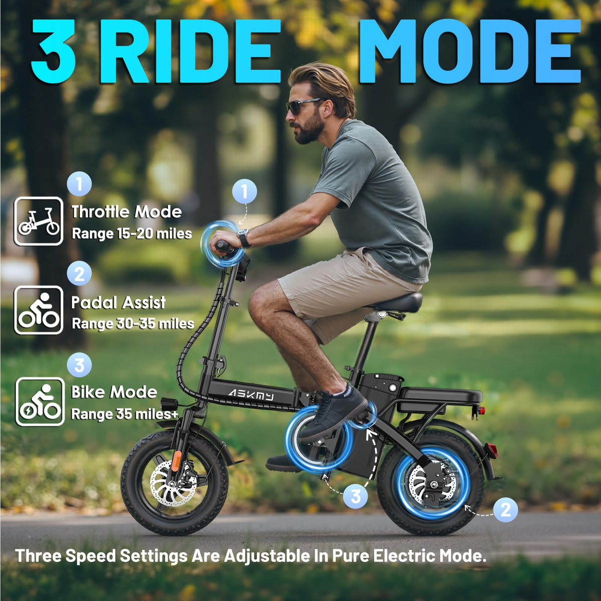 Folding Electric Bike 14" L259131