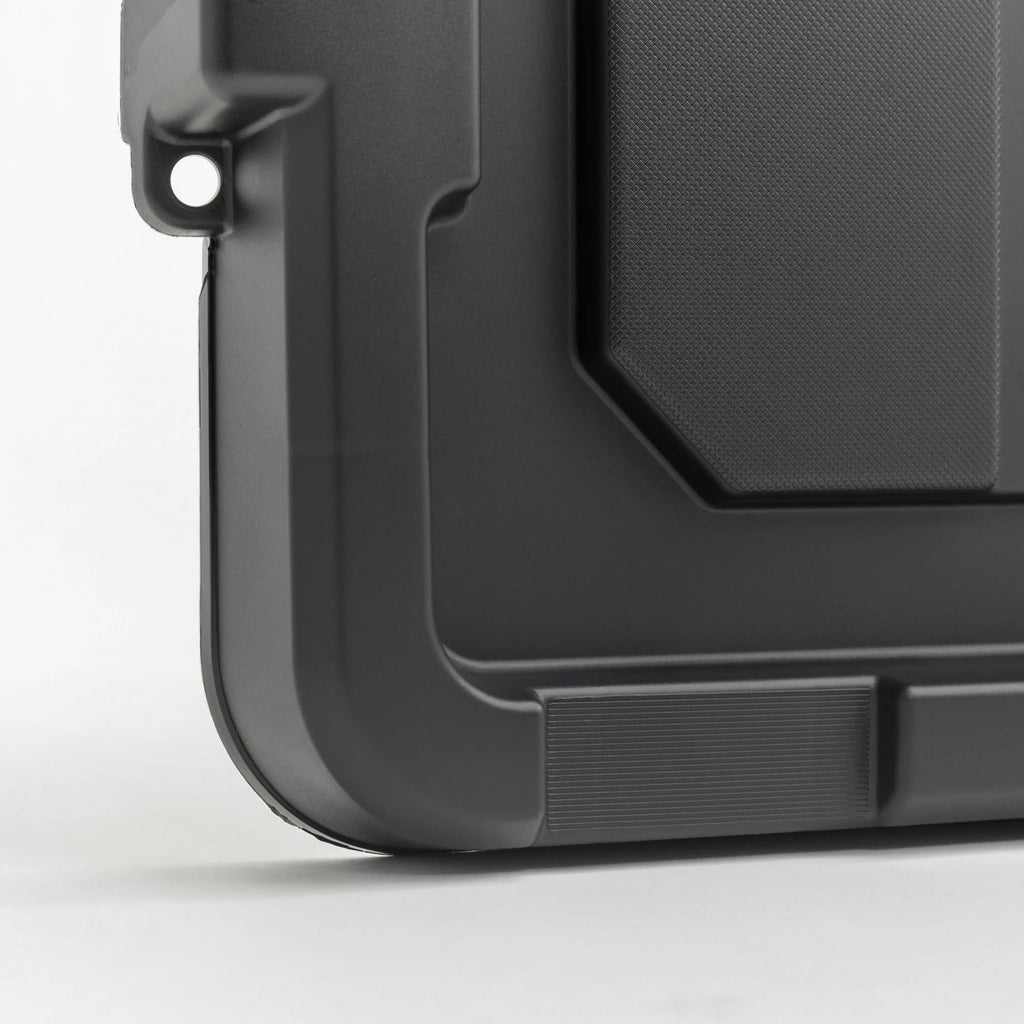 Heavy Duty Plastic Storage Bins with Lockable Lids, Black G2751