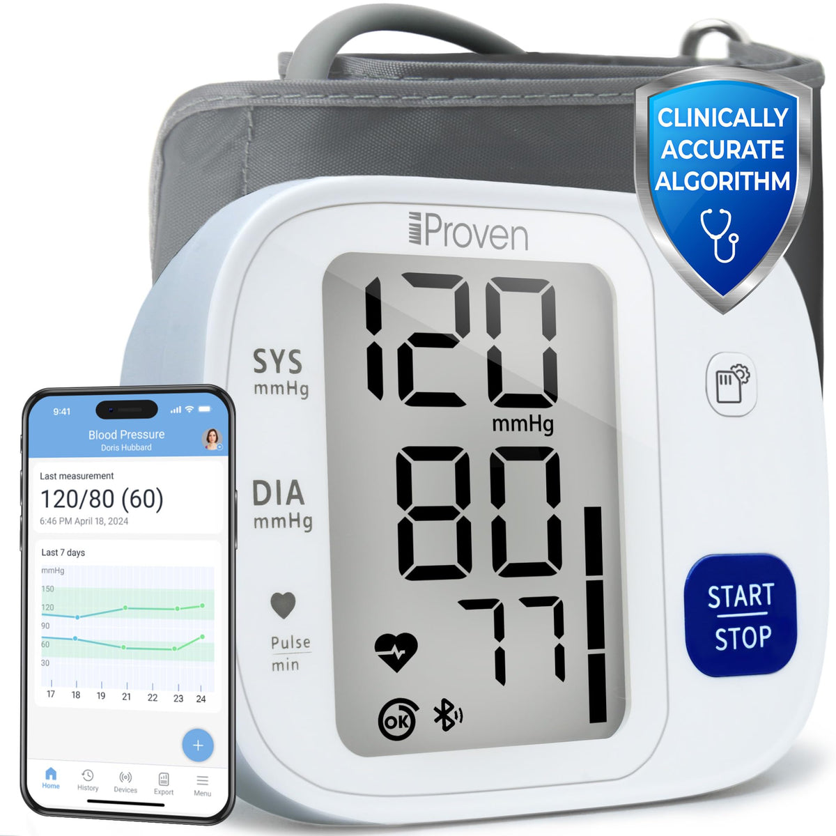 Bluetooth Blood Pressure Monitor D31777