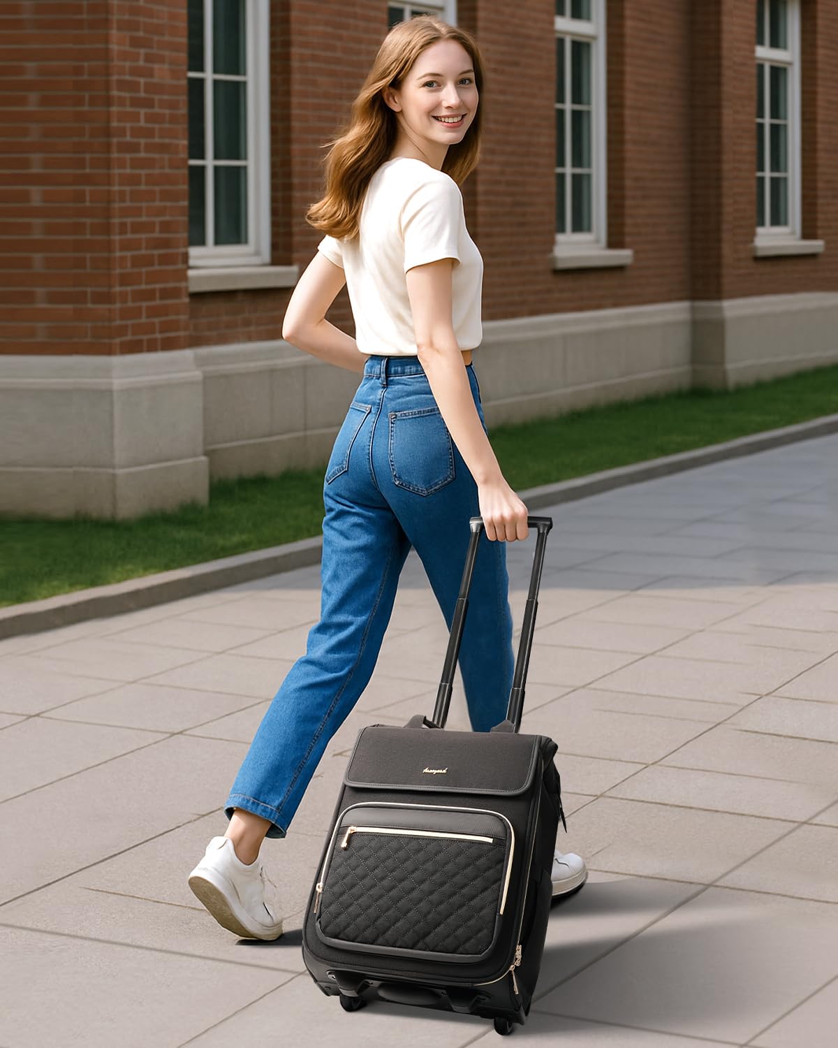 Rolling Laptop Backpack with Wheels P330353
