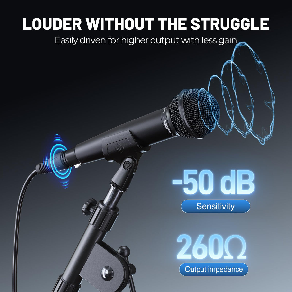 Cardioid Dynamic Wired XLR Microphone M61065