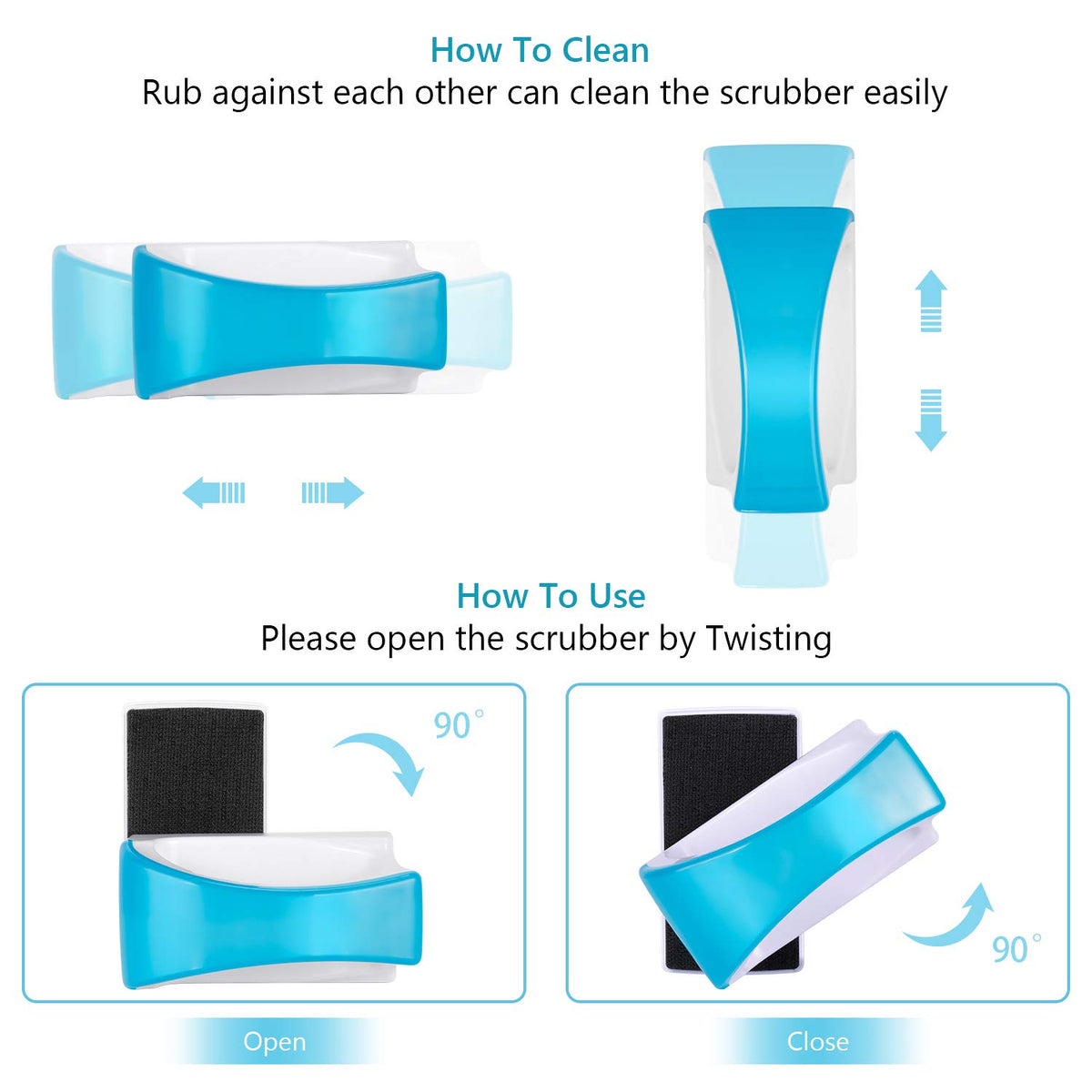 Magnetic Aquarium Glass Cleaner Scrubber G7708