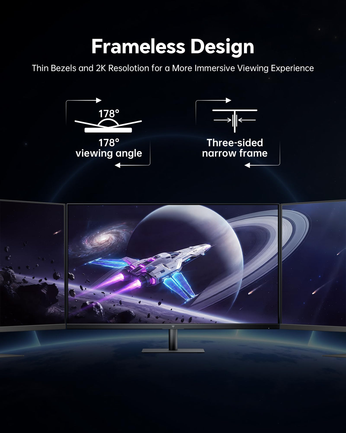 32 Inch 2K IPS 1440p Monitor with HDR10 E9659