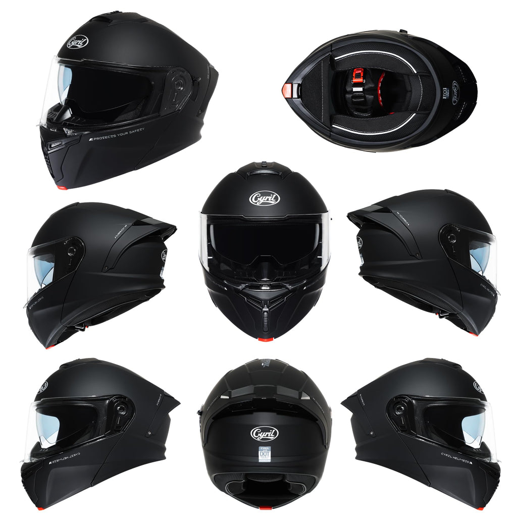 Modular Motorcycle Helmet DOT Approved N350