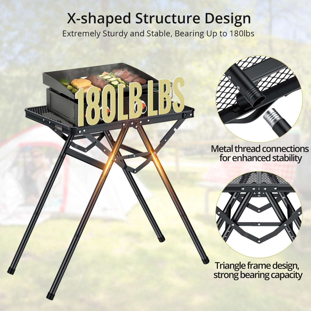 2ft Folding Grill Table C44976