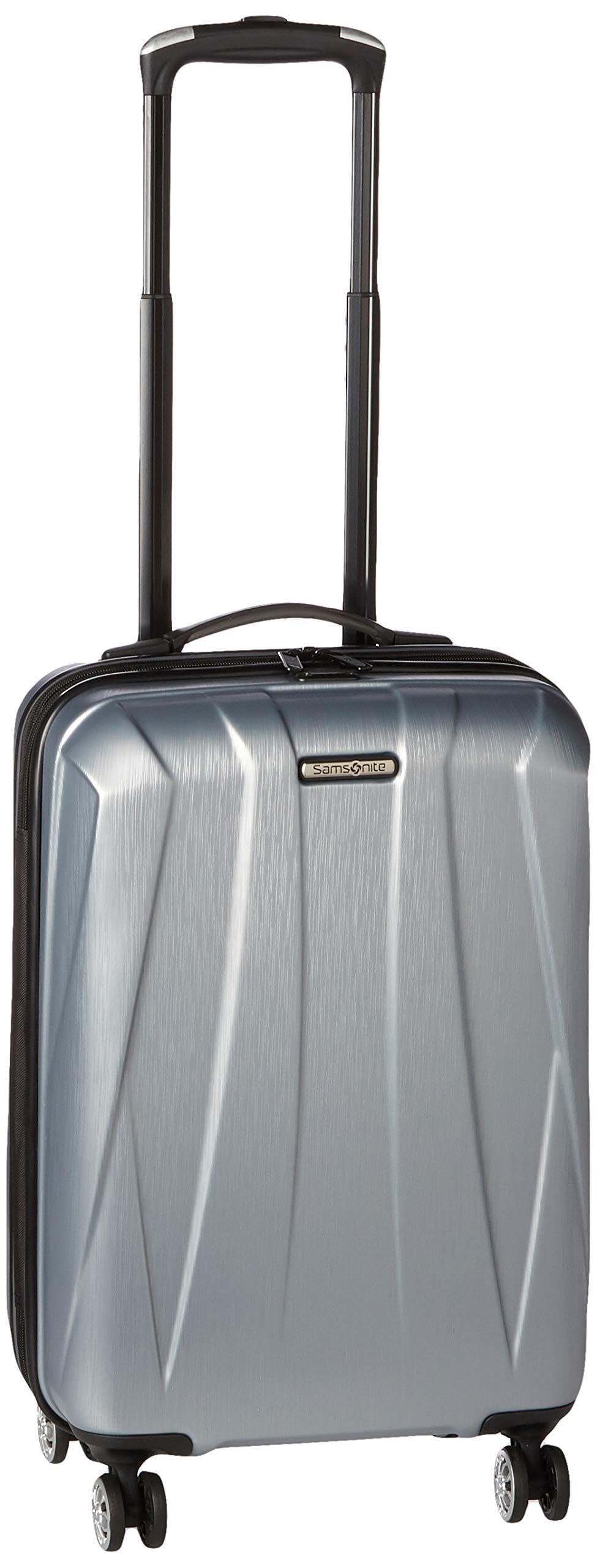 Hardside Expandable Spinner Luggage Silver Carry-On 20-Inch H33067