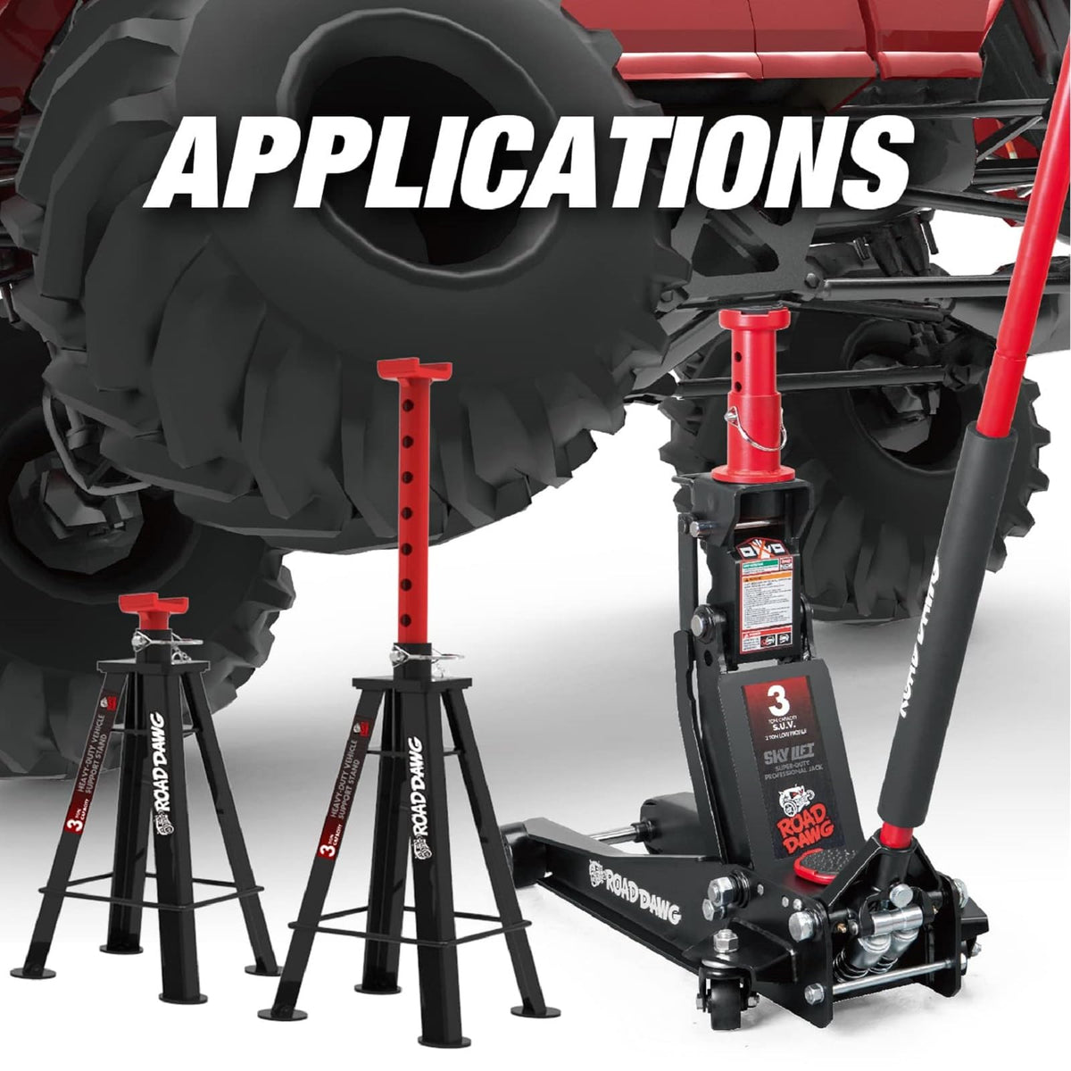 3 Ton Foldable Hydraulic Floor Jack K4893