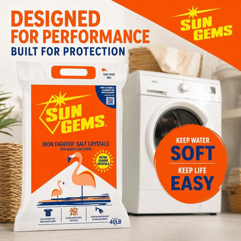 Water Softener Salt Crystals 40 lb Extra Coarse W484