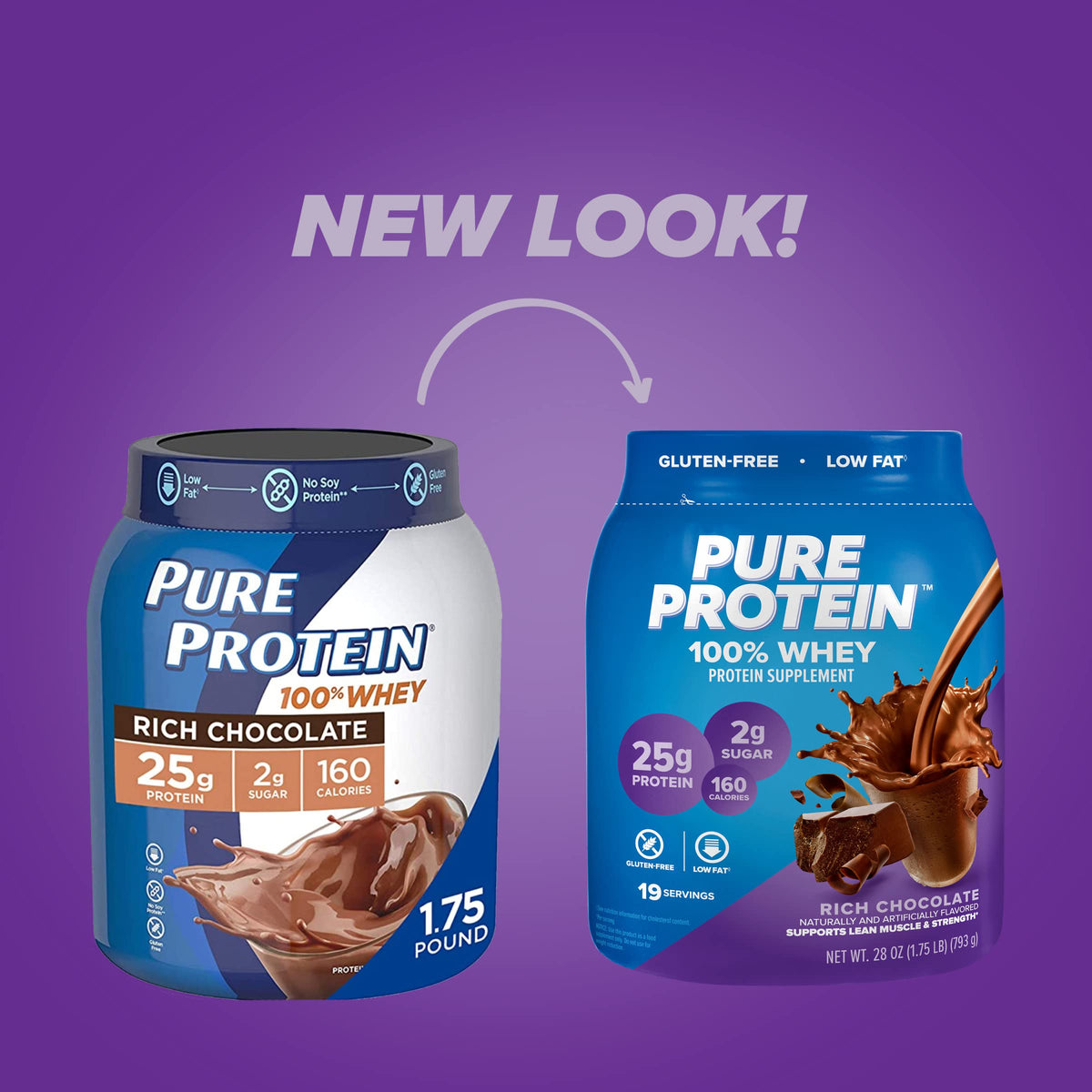 Whey Protein Powder Rich Chocolate 25 g Protein N403