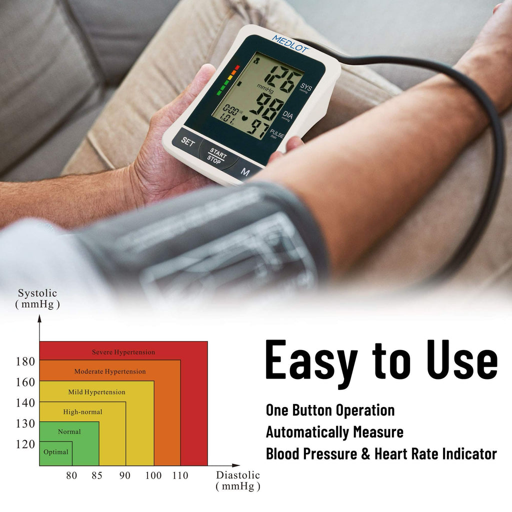 Automatic Upper Arm Blood Pressure Monitor with Large Cuff B760699