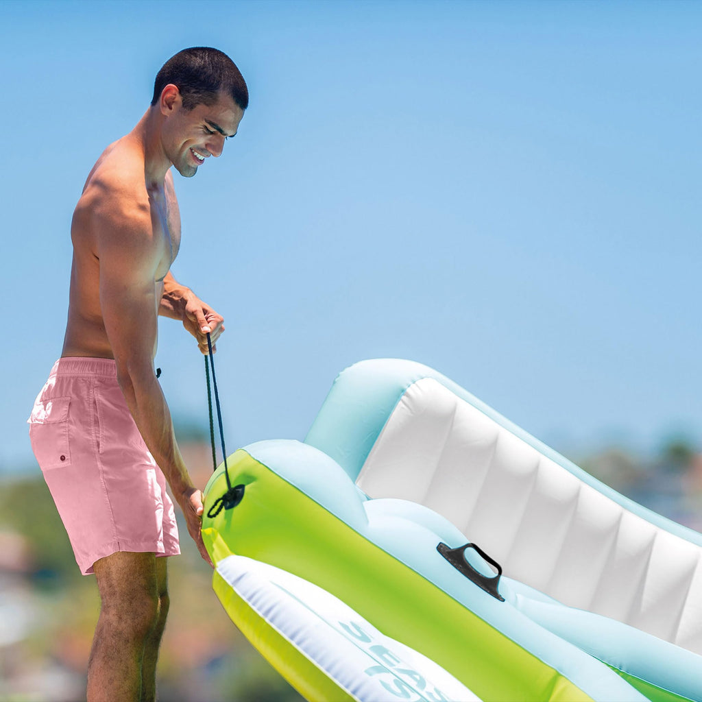 Inflatable Island Float with Built In Cooler and Cup Holder N477