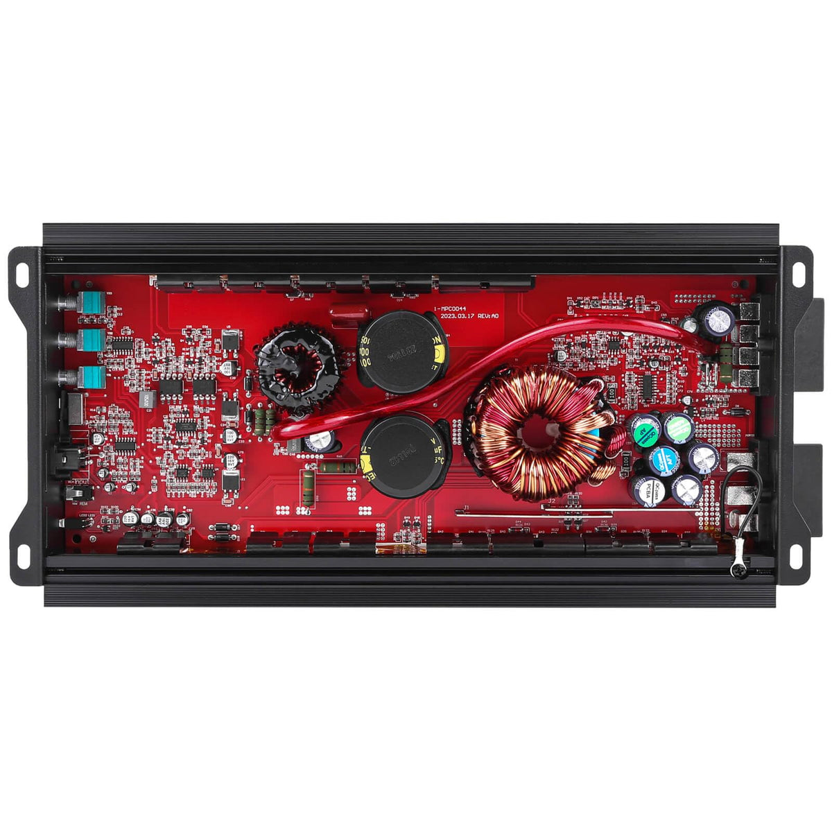 Monoblock Class D MOSFET Amplifier with Remote Subwoofer Level Control, 1200W M7034