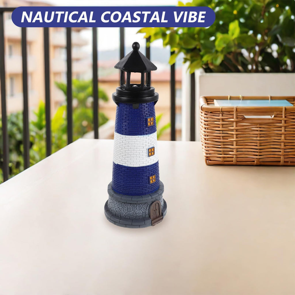 Solar Lighthouse Lamp with LED Lights M3357