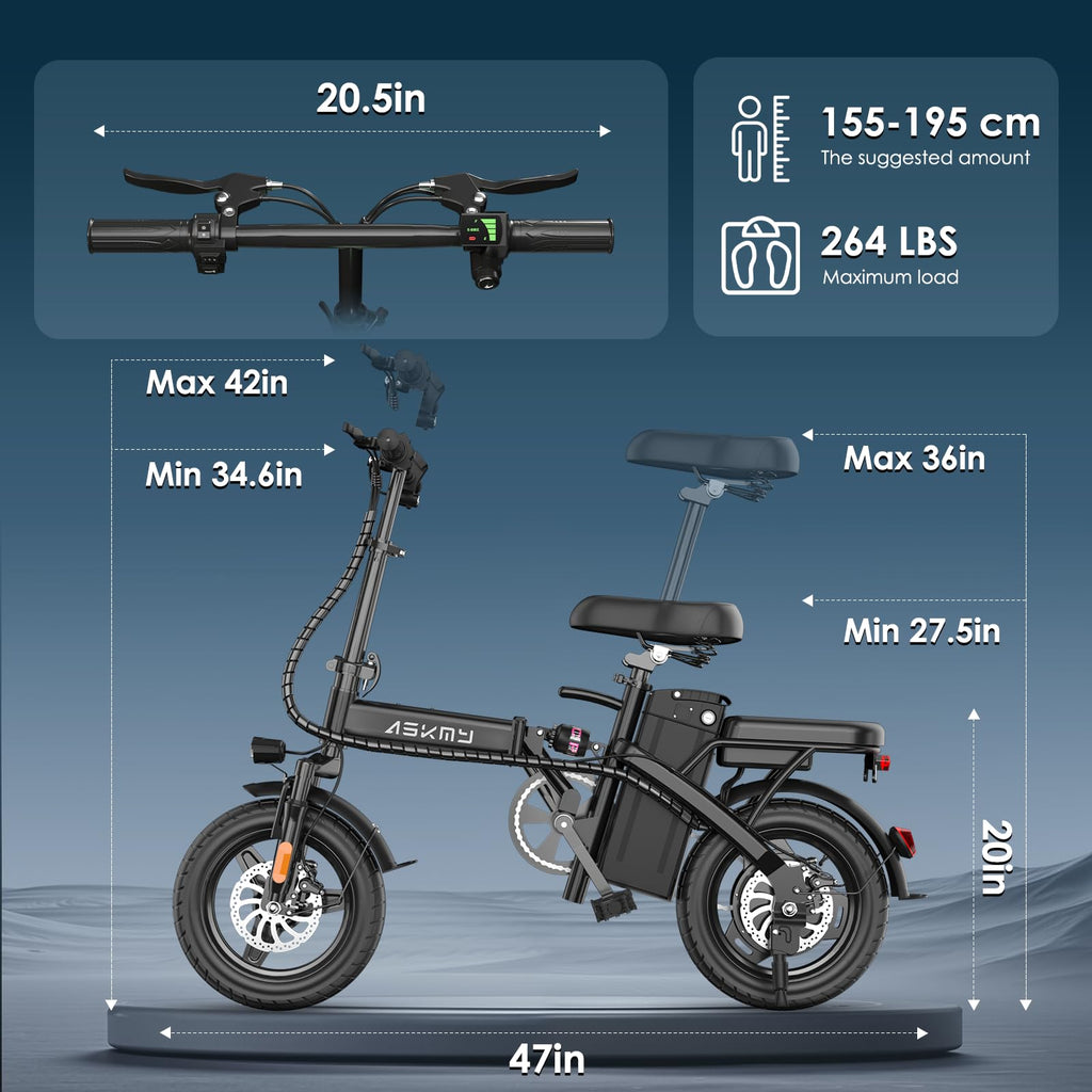 Folding Electric Bike 14" L259131