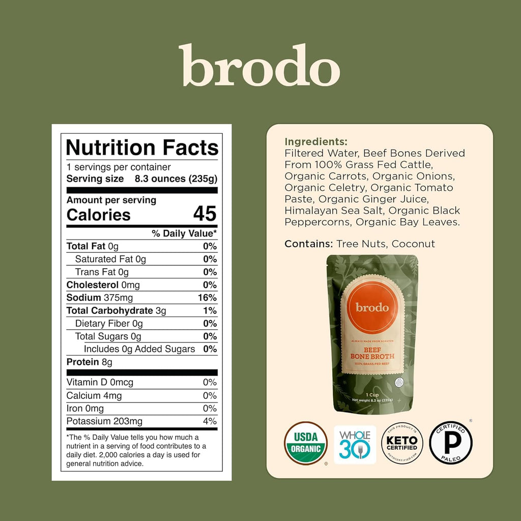 Bone Broth Variety Pack 4 x 25 oz I945