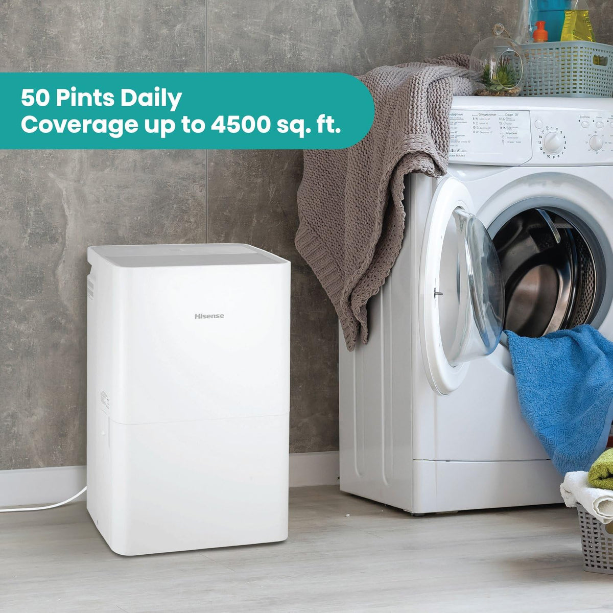50-Pint Portable Dehumidifier T466680