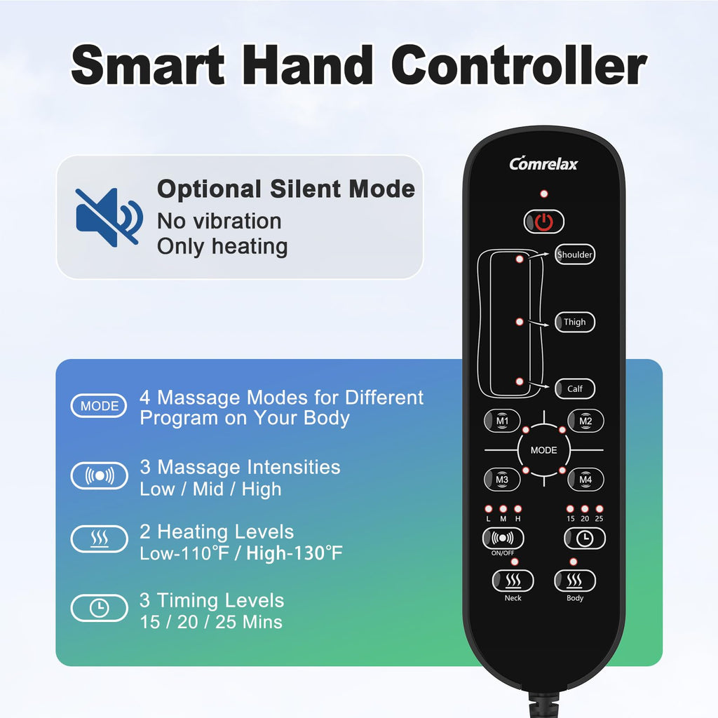 Full Body Massage Mat with 3 Heating Zones L148029