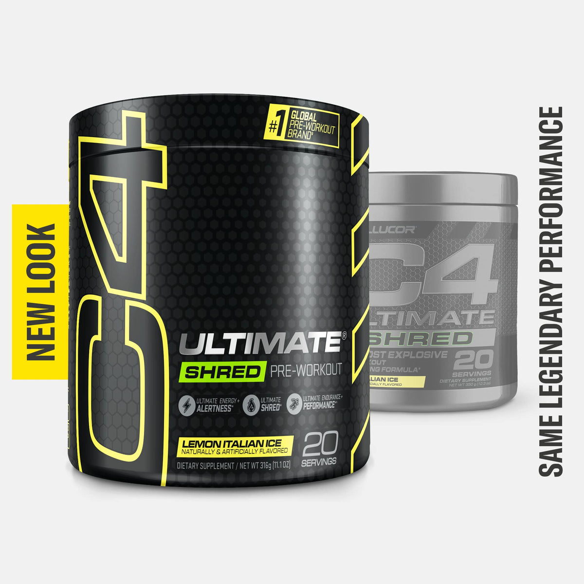 Pre Workout Powder Fat Burner Supplement With Ginger Root Extract 20 Servings S859