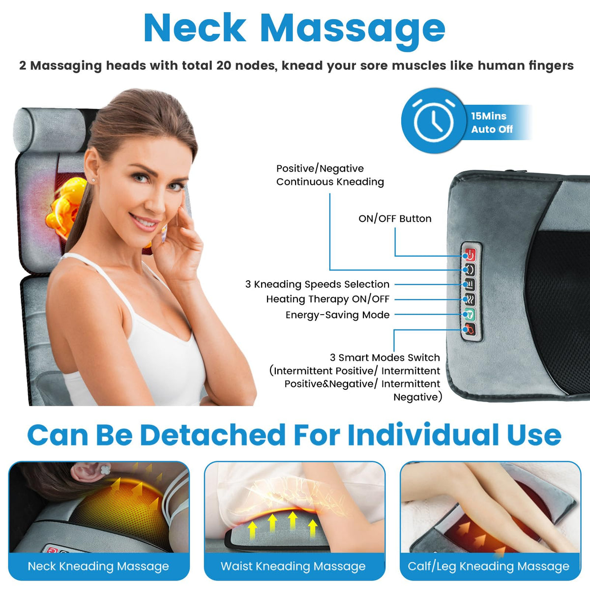 Full Body Massage Mat with Heat U83046