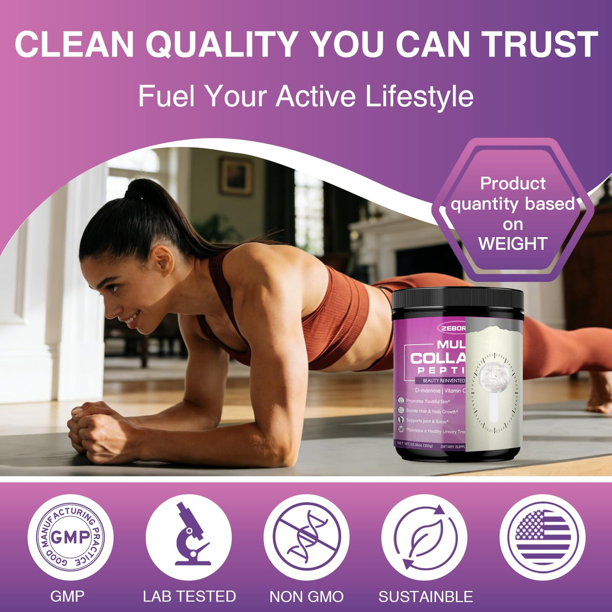 Unflavored Multi Collagen Peptides W6836