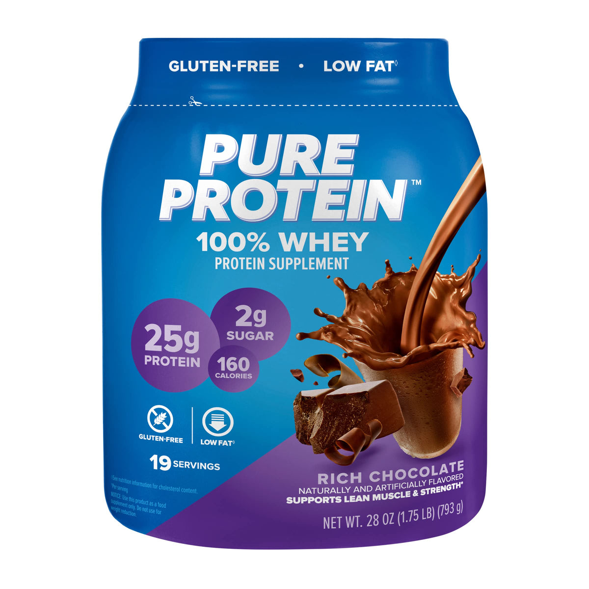 Whey Protein Powder Rich Chocolate 25 g Protein N403