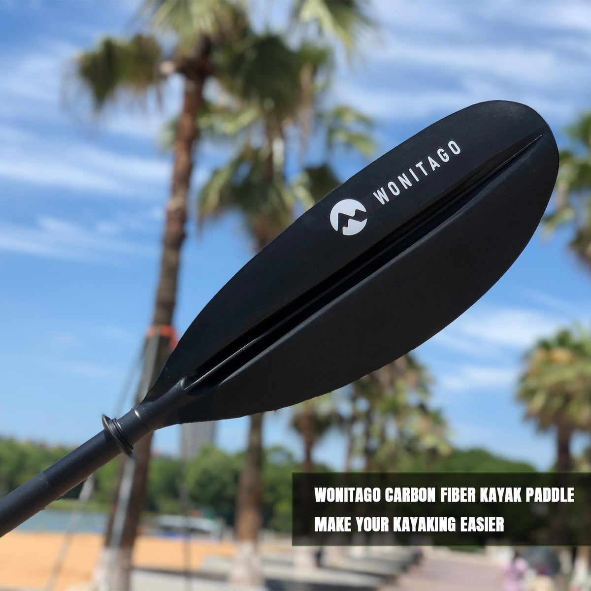 Adjustable Lightweight Carbon Fiber Kayak Paddle N8450