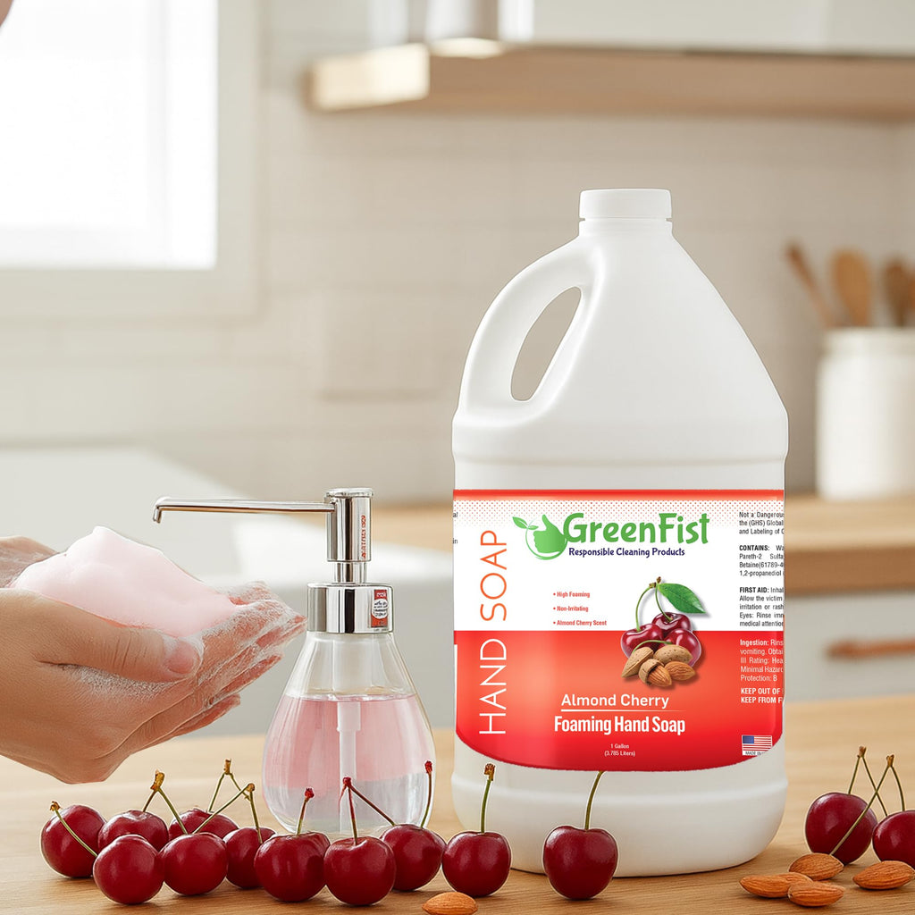 Almond Cherry Scent Foaming Hand Soap Refill 128 ounce V1820