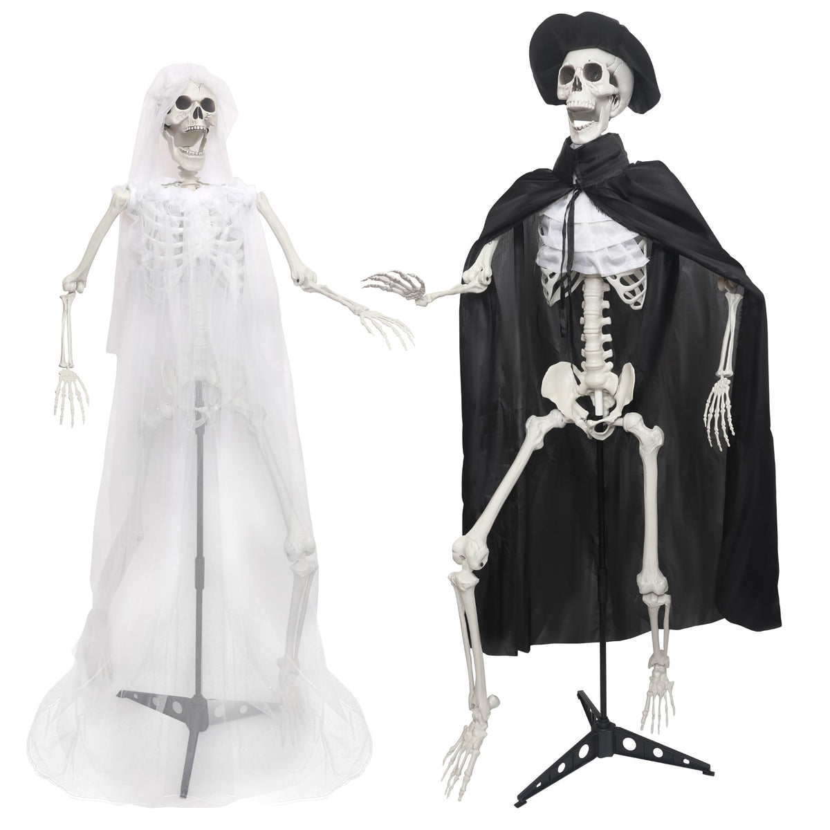 5.4Ft Life Size Skeletons with Stand M987568