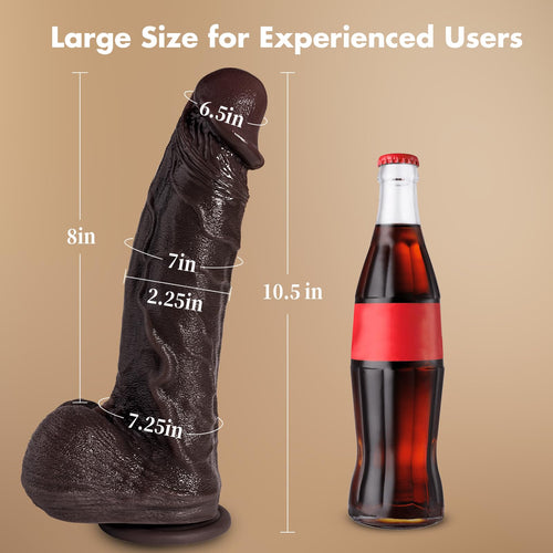 10 Inch Black Dildo with Suction Cup G150595