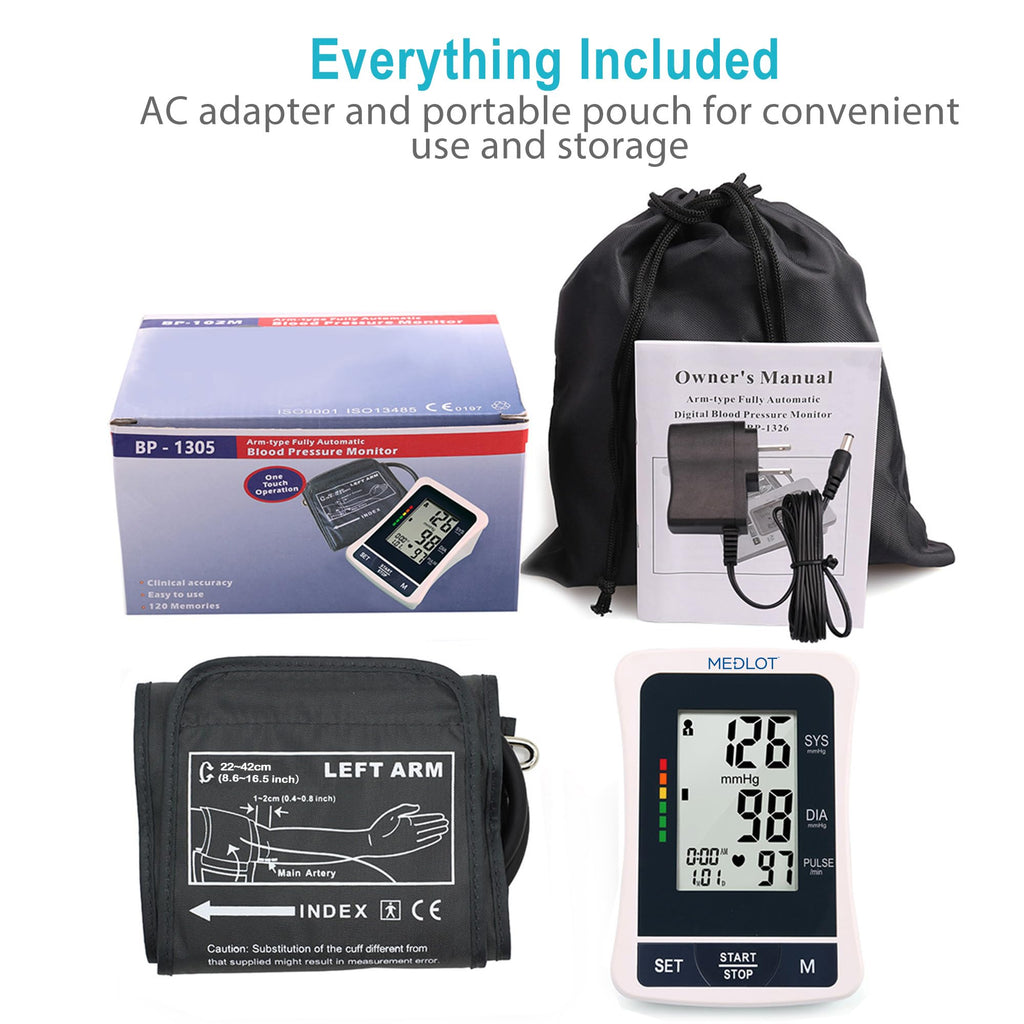 Automatic Upper Arm Blood Pressure Monitor with Large Cuff B760699