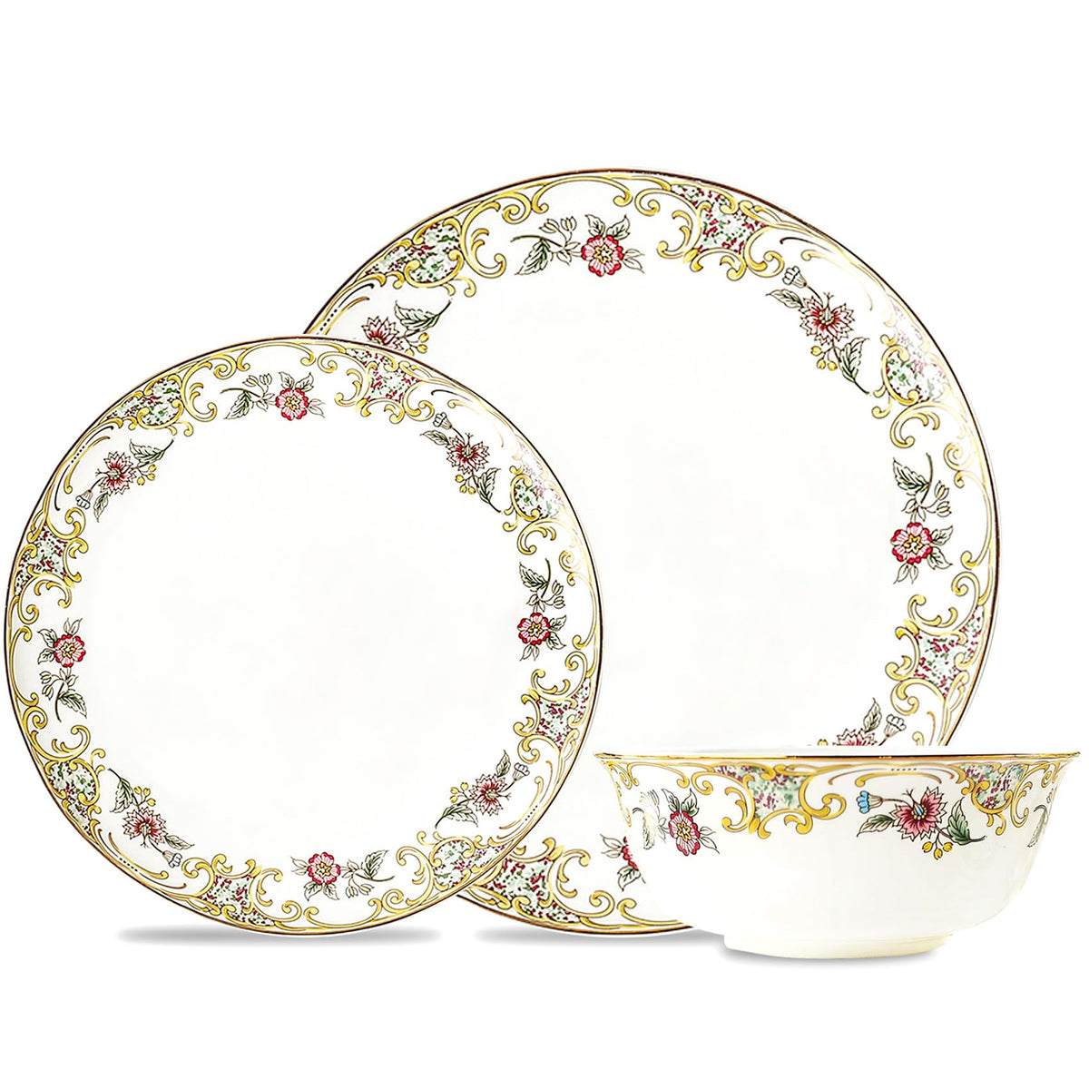 Bone China 12-Piece Dinnerware Set S99826