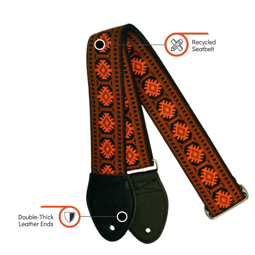 Handmade Fabric Bass Strap P566