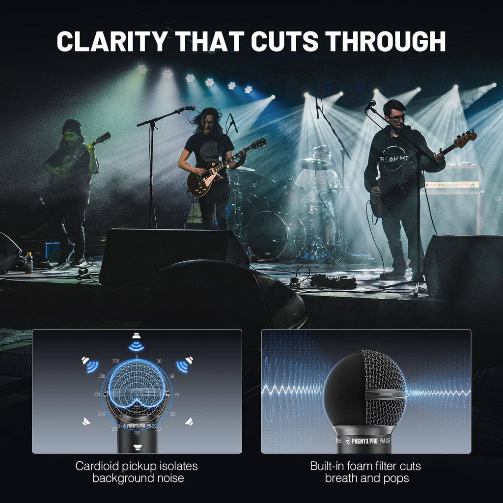 Cardioid Dynamic Wired XLR Microphone M61065
