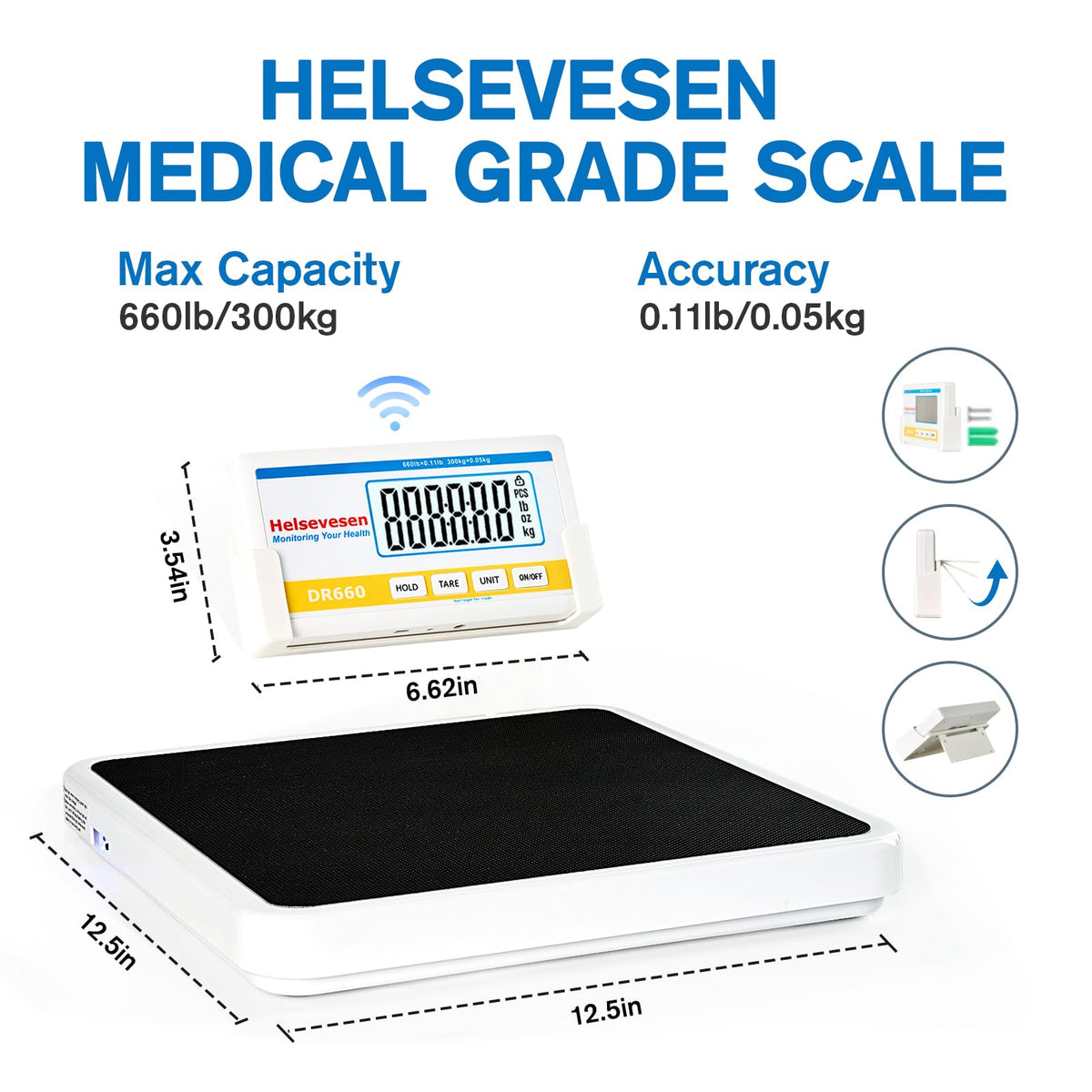 Medical Bariatric Scale 660 lb/300 kg T421