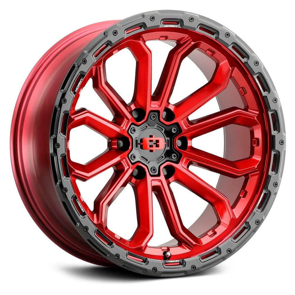 20x9 6x5.5" +0mm Red Wheel Rim B7570