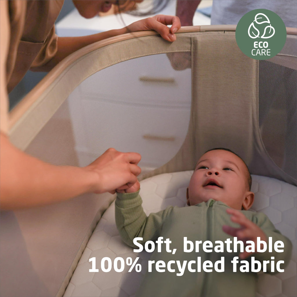 Baby Bassinet Bedside Sleeper with Storage Basket C9168
