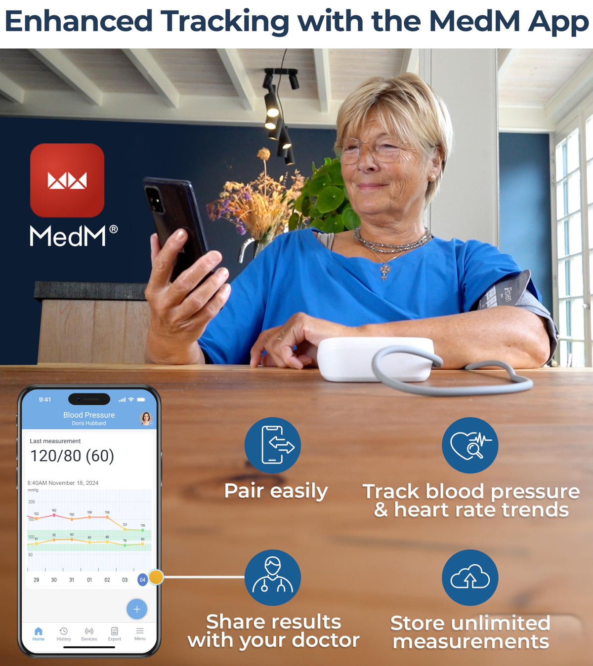 Bluetooth Blood Pressure Monitor D31777